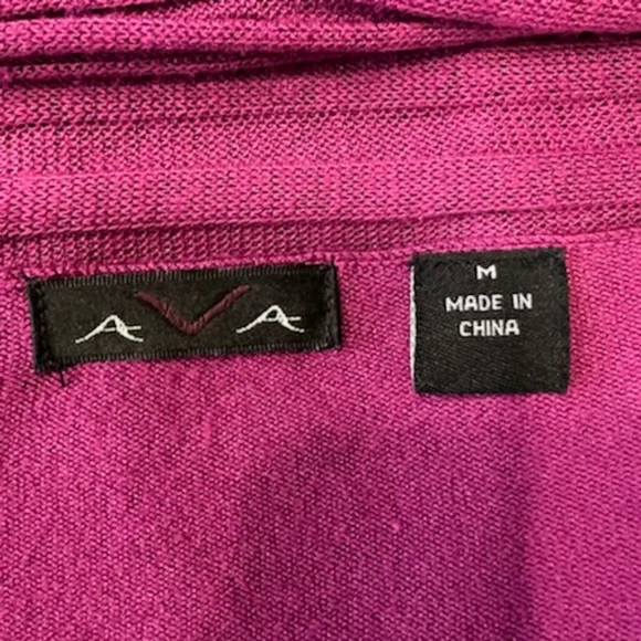 AVA SWEATER WRAP FUSCHIA SIZE MEDIUM - Picture 7 of 10